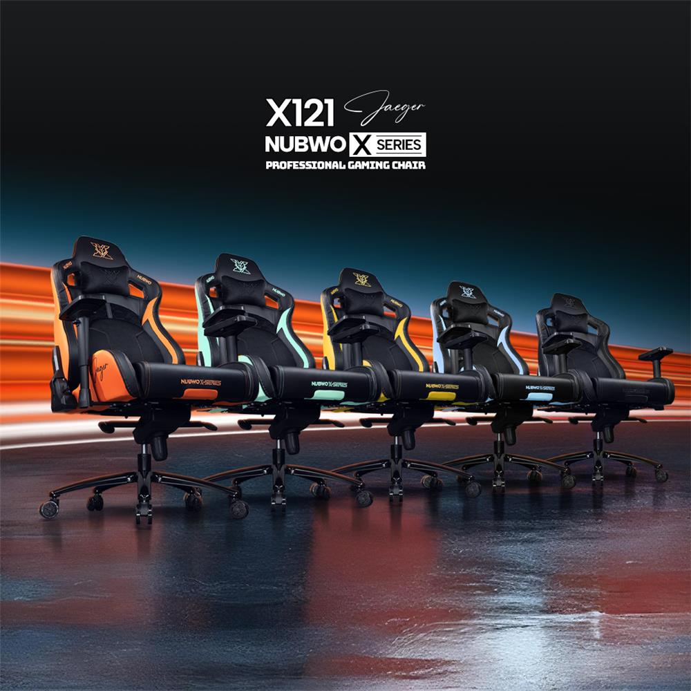 เก้าอี้เกมมิ่ง NUBWO NBCHX121 สีดำ/เขียว