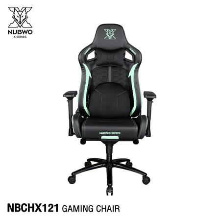 เก้าอี้เกมมิ่ง NUBWO NBCHX121 สีดำ/เขียว_1
