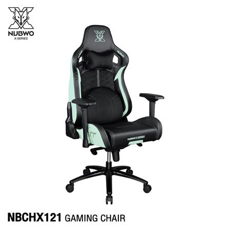 เก้าอี้เกมมิ่ง NUBWO NBCHX121 สีดำ/เขียว_2