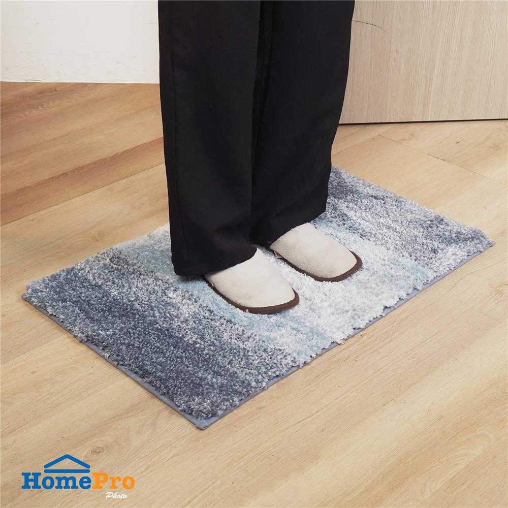 พรม HOME LIVING STYLE IRIS 45X70 ซม. สีฟ้า