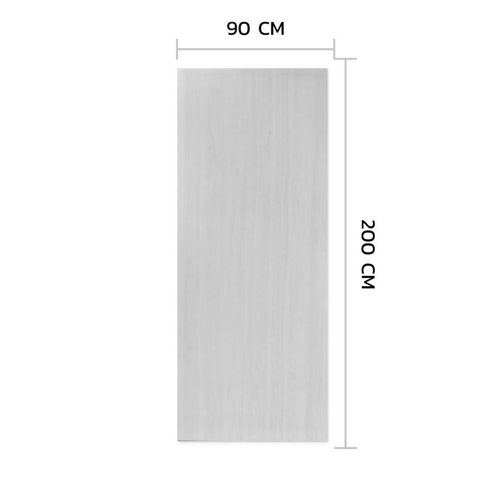 ประตูภายในเมลามีน ไม่เจาะลูกบิด METRO MD431N 90x200 ซม. สีขาววอลนัท