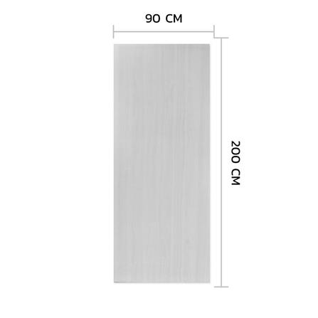 ประตูภายในเมลามีน ไม่เจาะลูกบิด METRO MD431N 90x200 ซม. สีขาววอลนัท_3