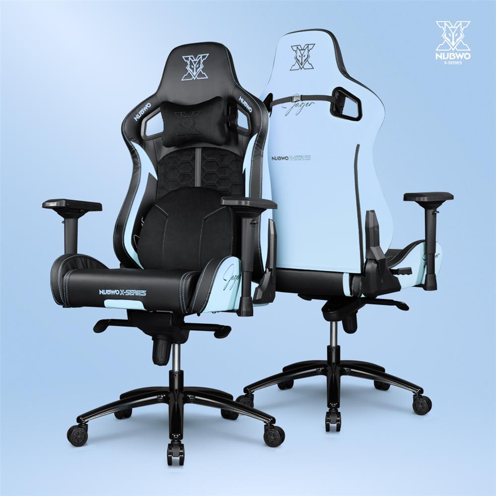 เก้าอี้เกมมิ่ง NUBWO NBCHX121 สีดำ/ฟ้า