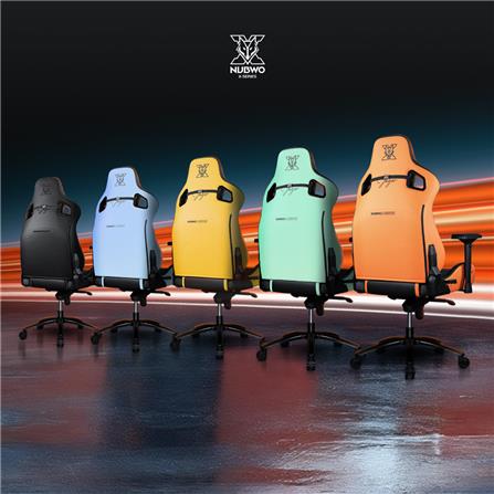 เก้าอี้เกมมิ่ง NUBWO NBCHX121 สีดำ/ฟ้า_7