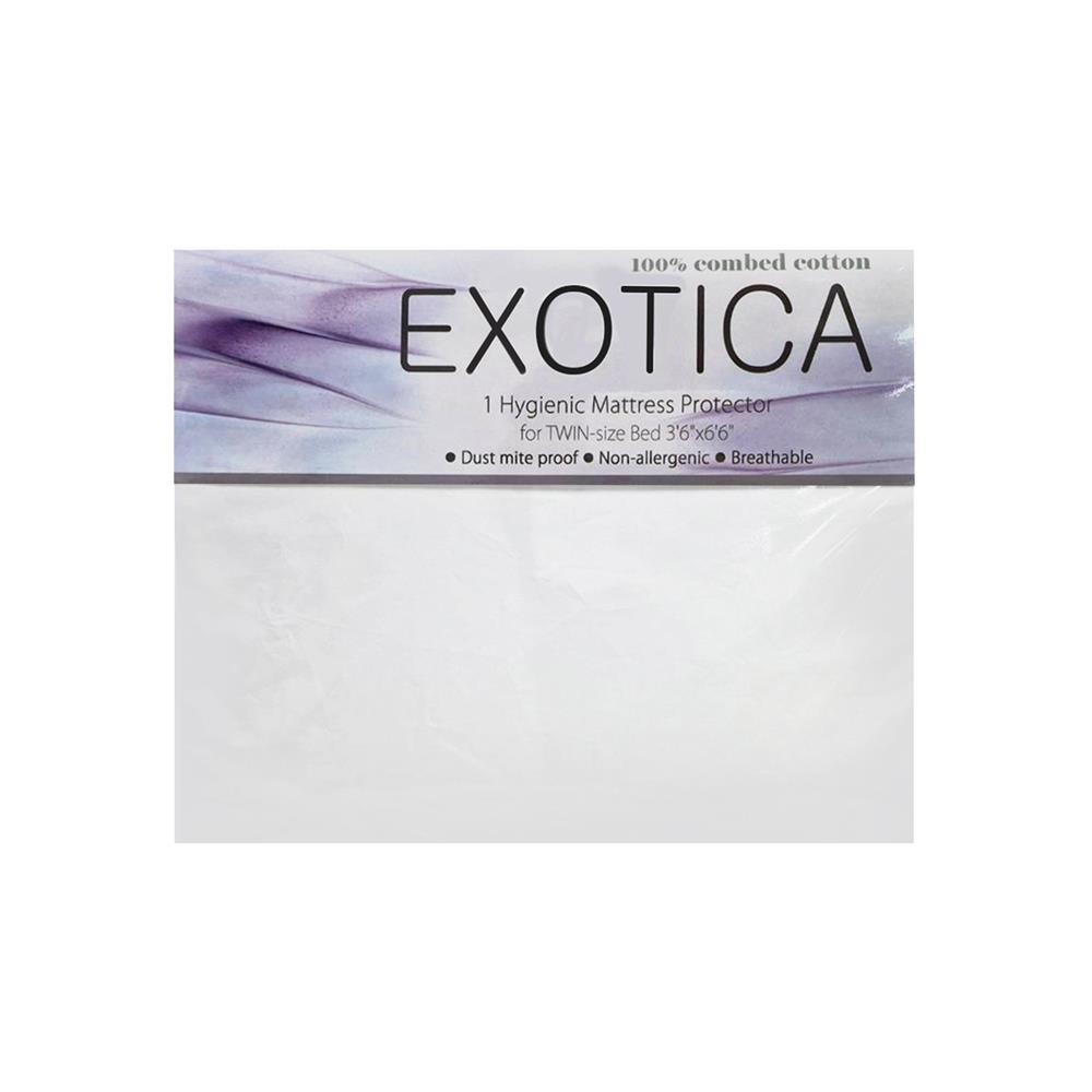ผ้าปูที่นอน 3.5 ฟุต EXOTICA PD3A สี WHITE