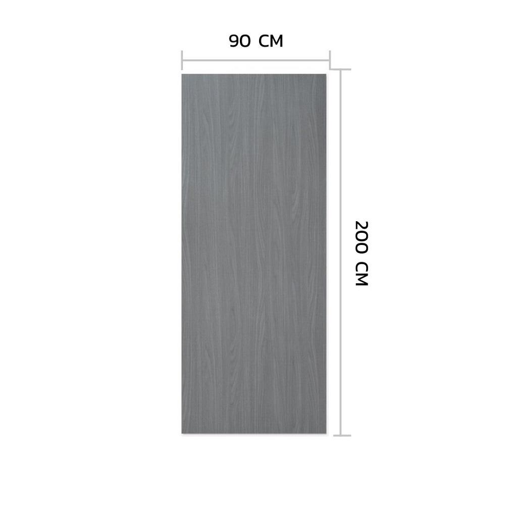 ประตูภายในเมลามีน ไม่เจาะลูกบิด METRO MD556 90x200 ซม. สี COMBI GREY