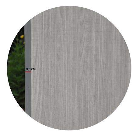 ประตูภายในเมลามีน ไม่เจาะลูกบิด METRO MD556 90x200 ซม. สี COMBI GREY_4