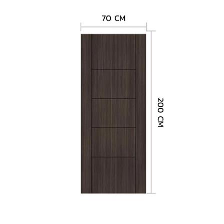 ประตูภายในเมลามีน METRO MD390 ATLANTA 70x200 ซม. สีโอ๊ค_4