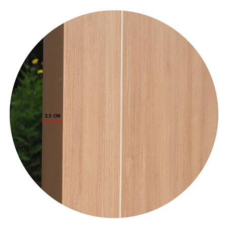 ประตูภายในเมลามีน ไม่เจาะลูกบิด METRO MD618 CAPPUCCINO 70x200 ซม. เซาะร่อง สีน้ำตาล_4