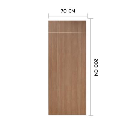 ประตูภายในเมลามีน ไม่เจาะลูกบิด METRO MD618 CAPPUCCINO 70x200 ซม. เซาะร่อง สีน้ำตาล_3
