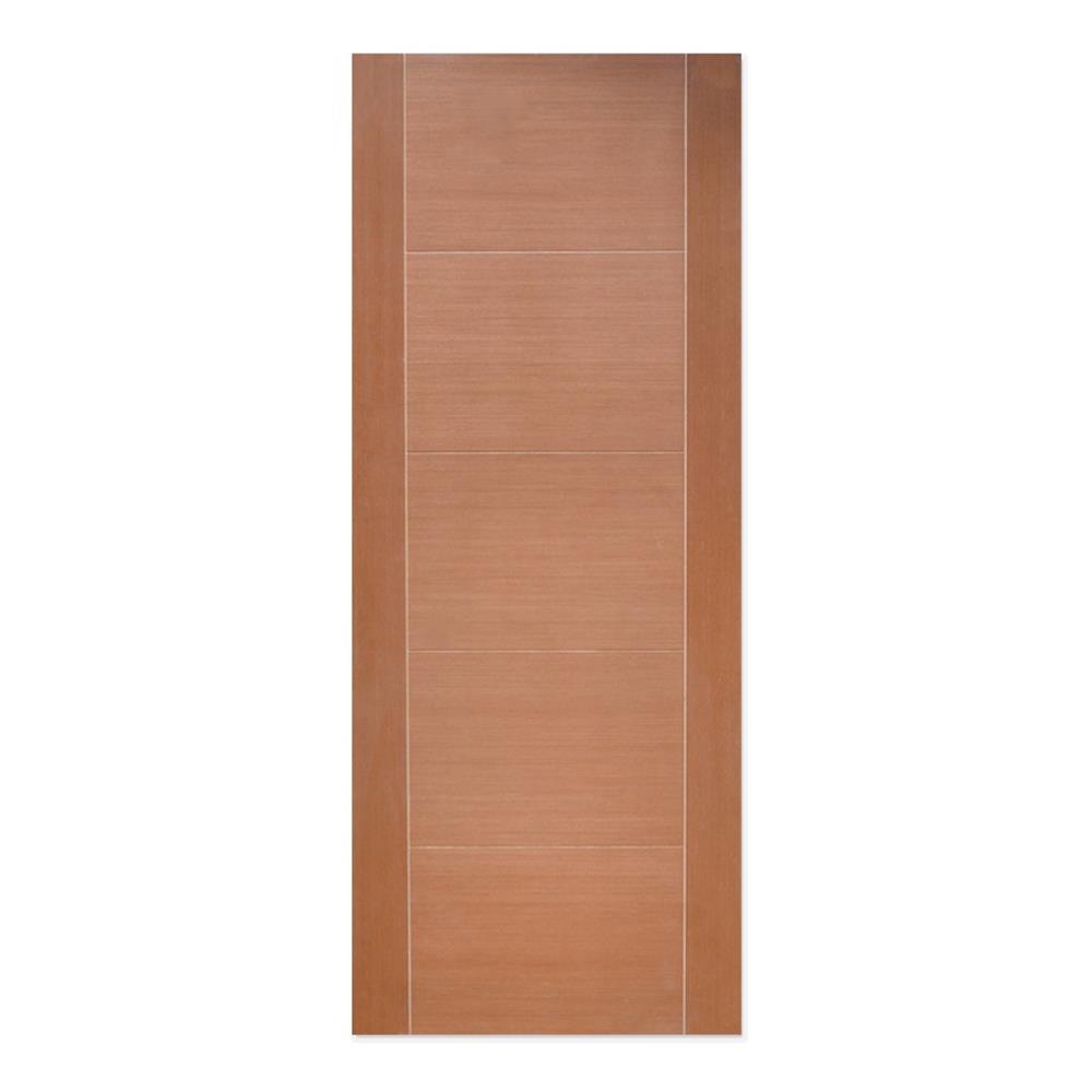 ประตูภายใน HDF ไม่เจาะลูกบิด METRO ROSE WOOD 03 VENEER 90x200 ซม. สีน้ำตาล