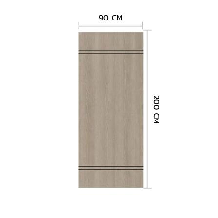 ประตูภายในเมลามีน ไม่เจาะลูกบิด METRO MD627 VALENTINO  90x200 ซม. สีเบจ_4