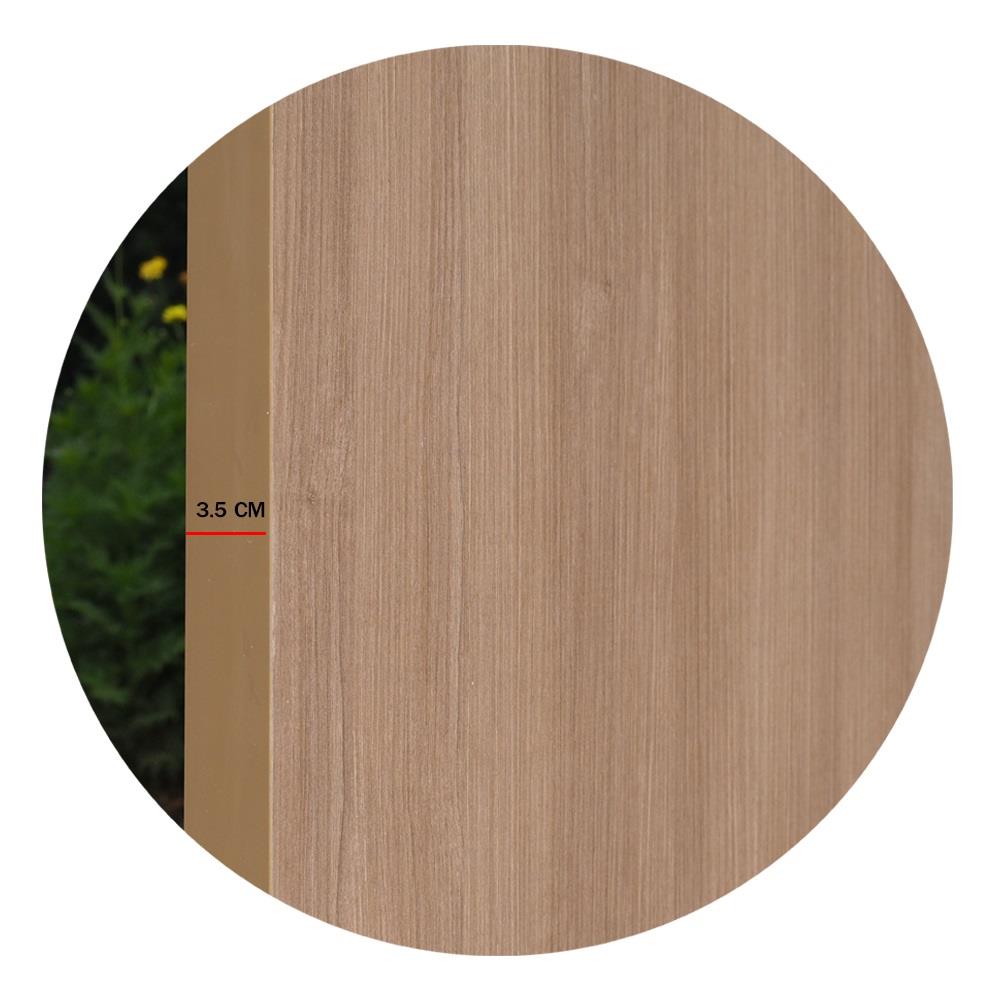 ประตูภายในเมลามีน ไม่เจาะลูกบิด METRO MD618 CAPPUCCINO 90x200 ซม. สีน้ำตาล