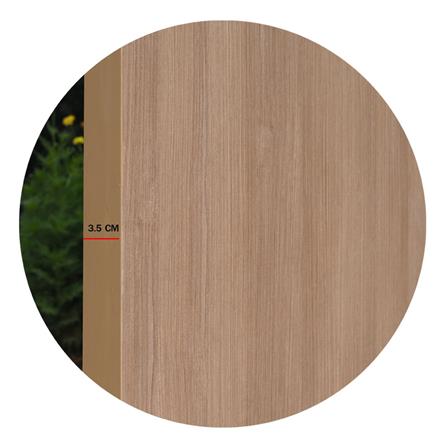 ประตูภายในเมลามีน ไม่เจาะลูกบิด METRO MD618 CAPPUCCINO 90x200 ซม. สีน้ำตาล_4