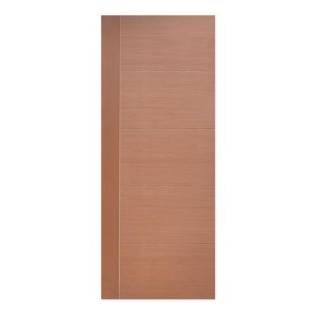 ประตูภายใน HDF ไม่เจาะลูกบิด METRO ROSE WOOD 02 VENEER 90x200 ซม. สีน้ำตาล_0