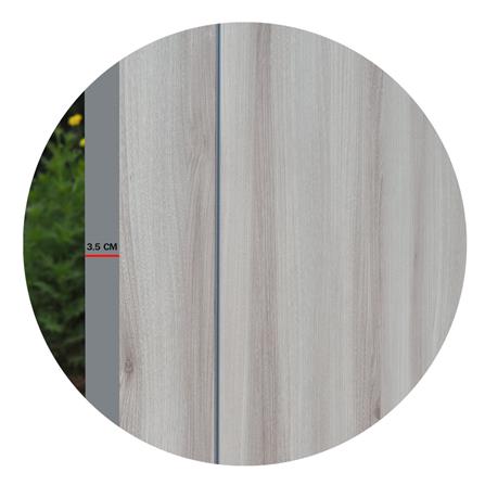 ประตูภายใน HPL ไม่เจาะลูกบิด METRO 3358 DAWN 70x200 ซม. สีเทา_4