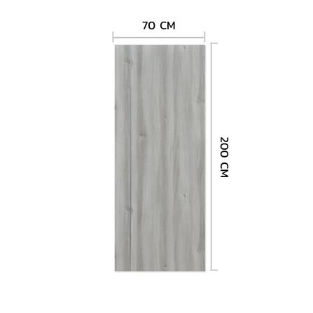 ประตูภายใน HPL ไม่เจาะลูกบิด METRO 3358 DAWN 70x200 ซม. สีเทา_3