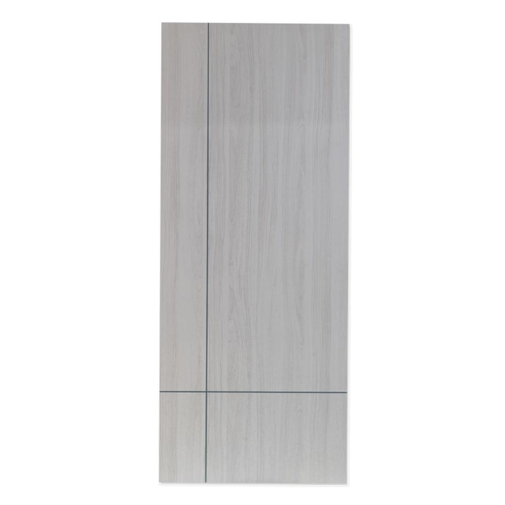 ประตูภายในเมลามีน ไม่เจาะลูกบิด METRO MD431N 90x200 ซม. เซาะร่อง สีขาววอลนัท