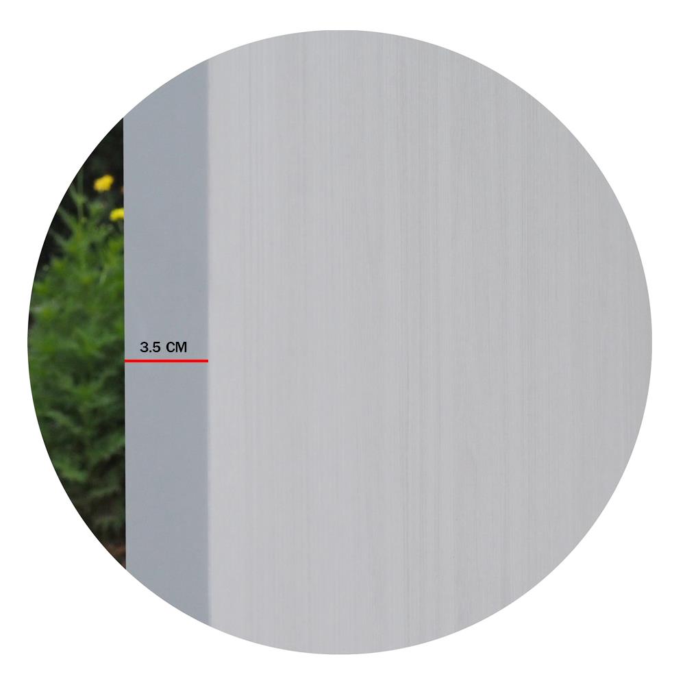 ประตูภายในเมลามีน ไม่เจาะลูกบิด METRO MD431N 70x200 ซม. สีขาววอลนัท