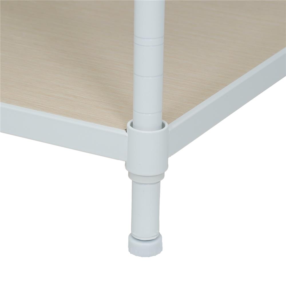 ชั้นวางของ 4 ชั้น FURDINI COZI 90 ซม. สีขาว/NATURAL