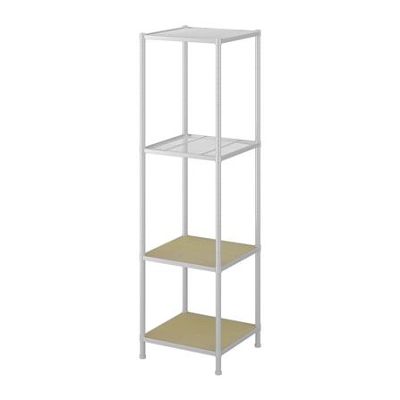 ชั้นวางของ 4 ชั้น FURDINI COZI 45 ซม. สีขาว/NATURAL_0