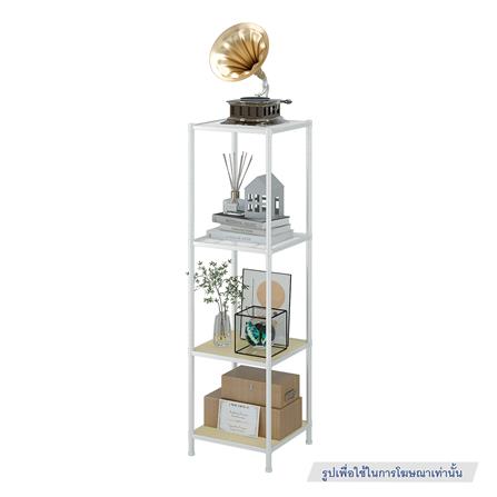 ชั้นวางของ 4 ชั้น FURDINI COZI 45 ซม. สีขาว/NATURAL_2
