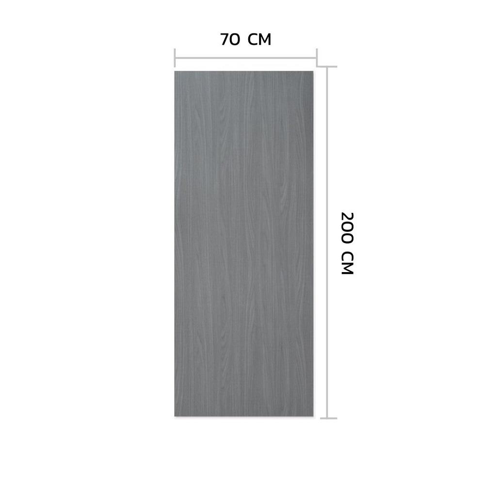 ประตูภายในเมลามีน ไม่เจาะลูกบิด METRO MD556 70x200 ซม. สี COMBI GREY