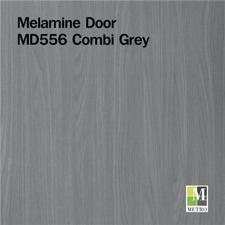 ประตูภายในเมลามีน ไม่เจาะลูกบิด METRO MD556 70x200 ซม. สี COMBI GREY_1