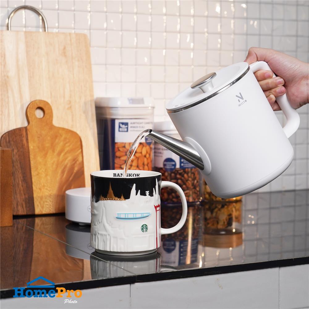 กาต้มน้ำไฟฟ้า NIKITO JPAJ0507 1 ลิตร สีขาว