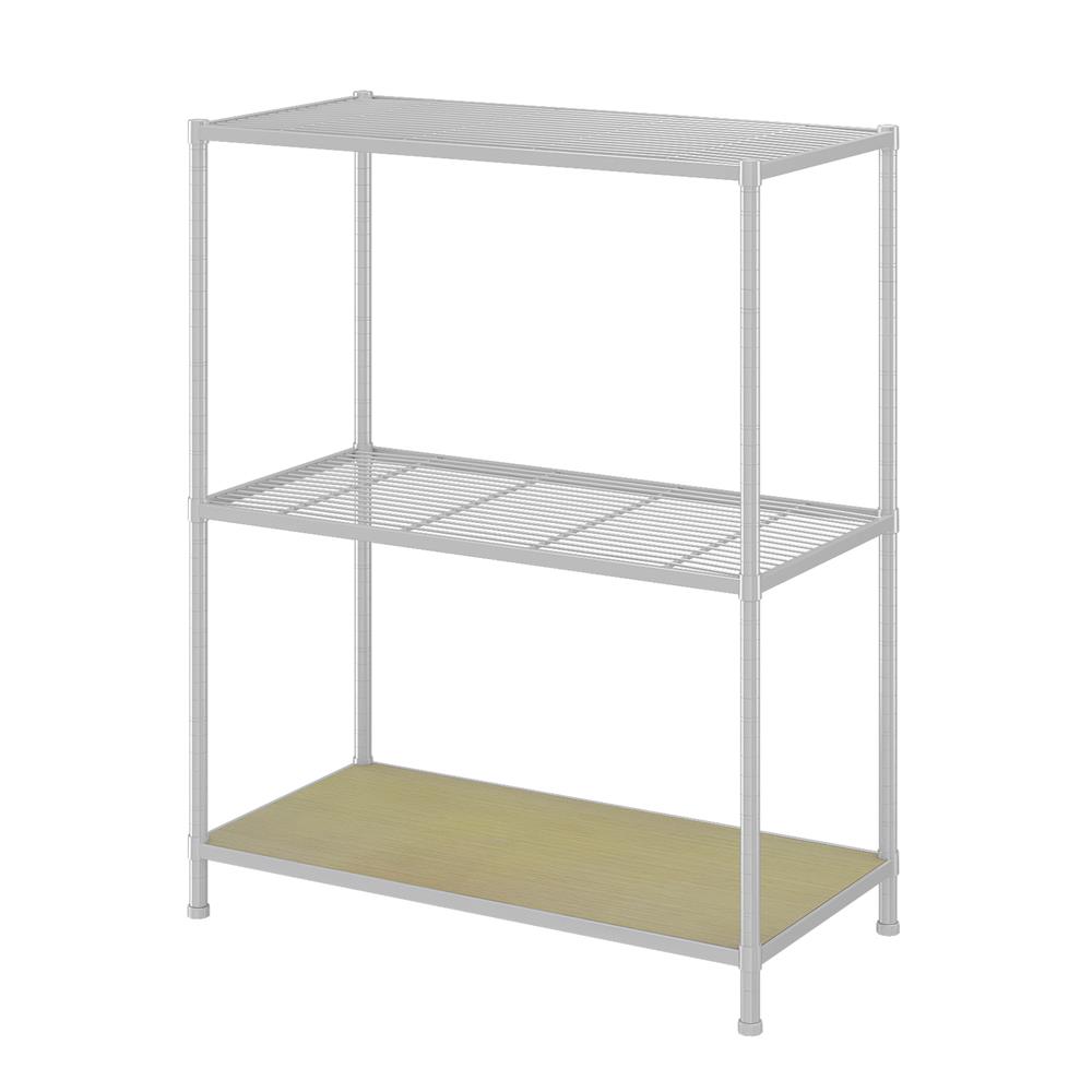 ชั้นวางของ 3 ชั้น FURDINI COZI 90 ซม. สีขาว/NATURAL_1