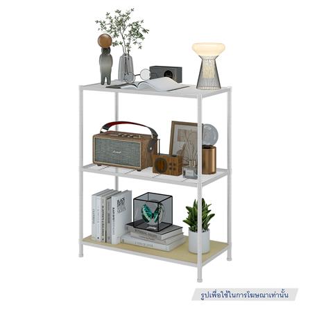 ชั้นวางของ 3 ชั้น FURDINI COZI 90 ซม. สีขาว/NATURAL_2