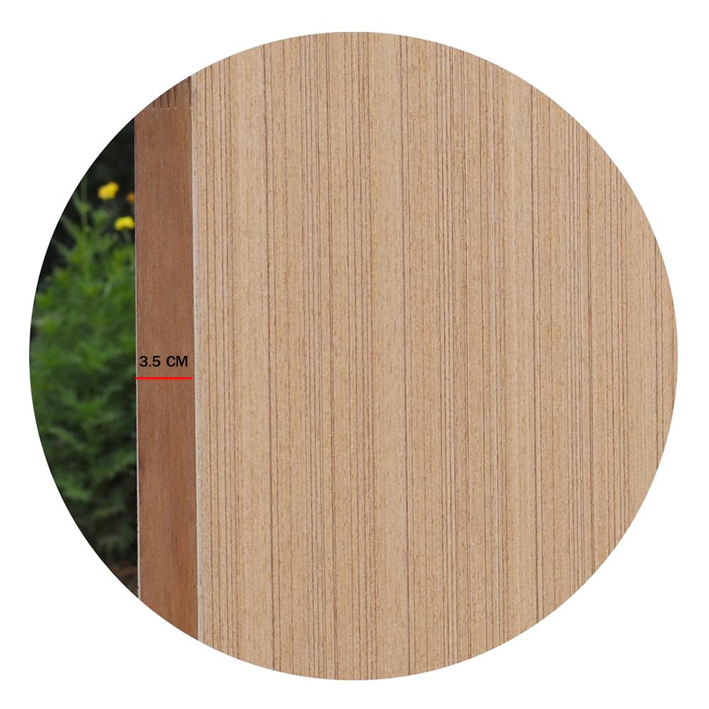 ประตูภายในไม้อัดสักอิตาลี METRO VENEER 90x200 ซม. สีน้ำตาล