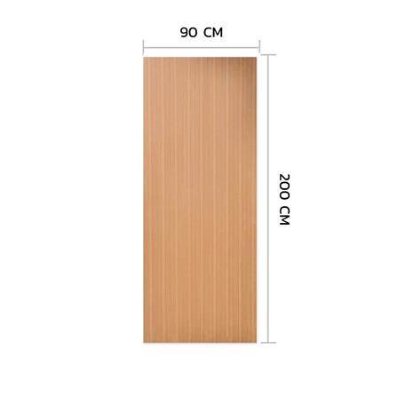 ประตูภายในไม้อัดสักอิตาลี METRO VENEER 90x200 ซม. สีน้ำตาล_3