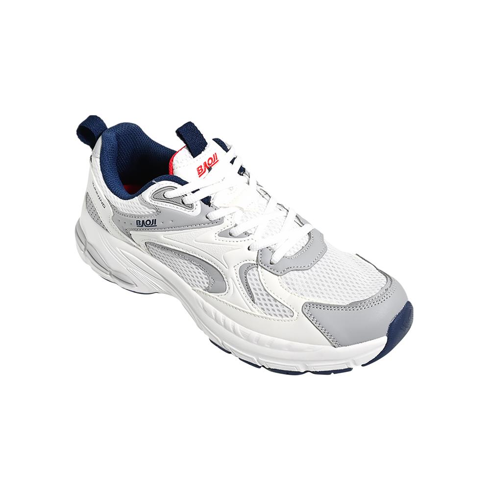 รองเท้าวิ่งผู้ชาย BAOJI BJM865 เบอร์ 42 สีขาว