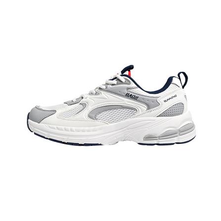 รองเท้าวิ่งผู้ชาย BAOJI BJM865 เบอร์ 42 สีขาว_1