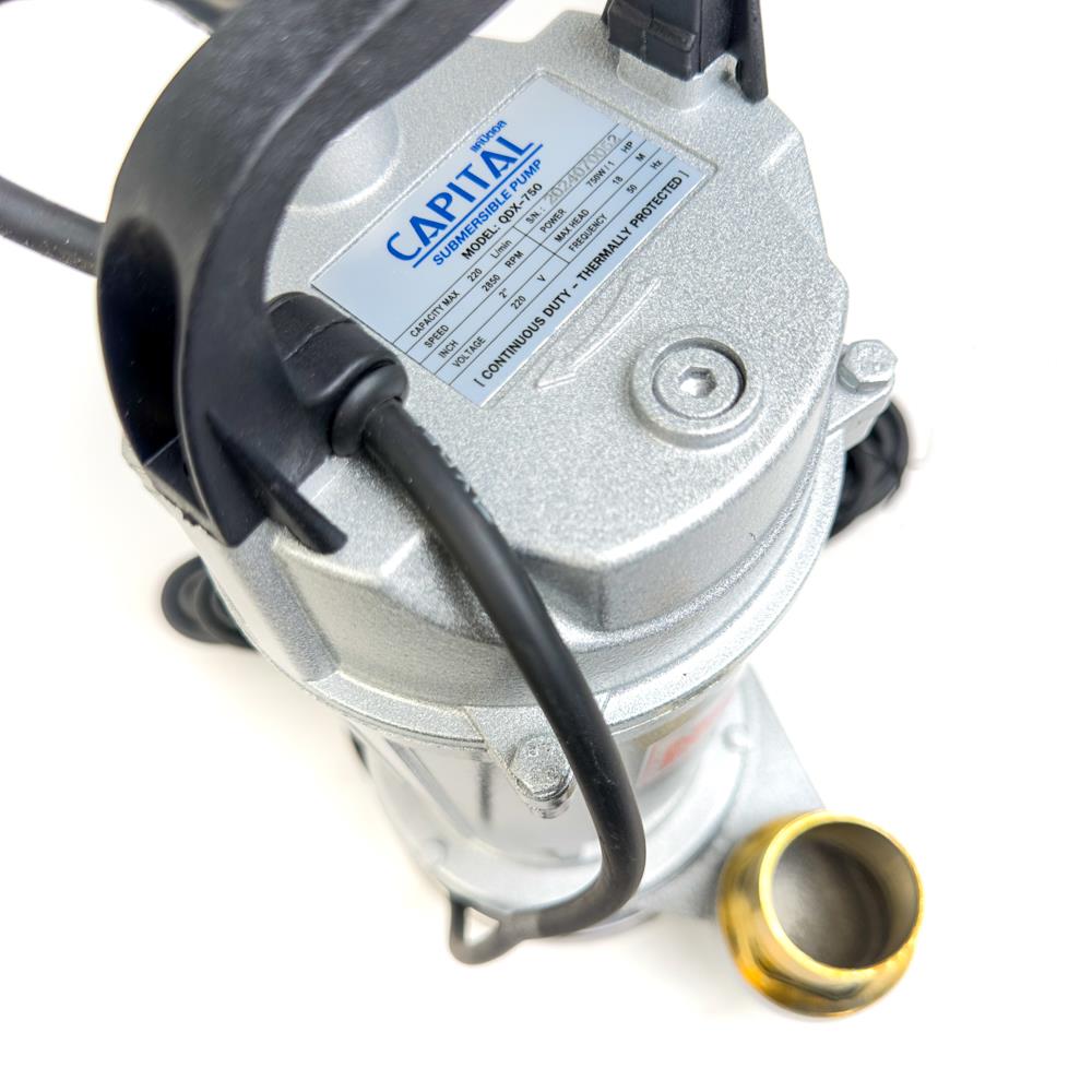 ปั๊มจุ่มน้ำสะอาด CAPITAL QDX750 750 วัตต์