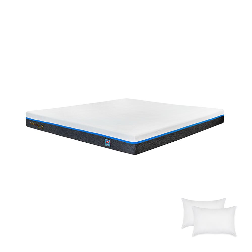 ที่นอน 6 ฟุต PICASSO SMILE M 8 นิ้ว (พร้อมหมอนหนุน 2 ใบ)