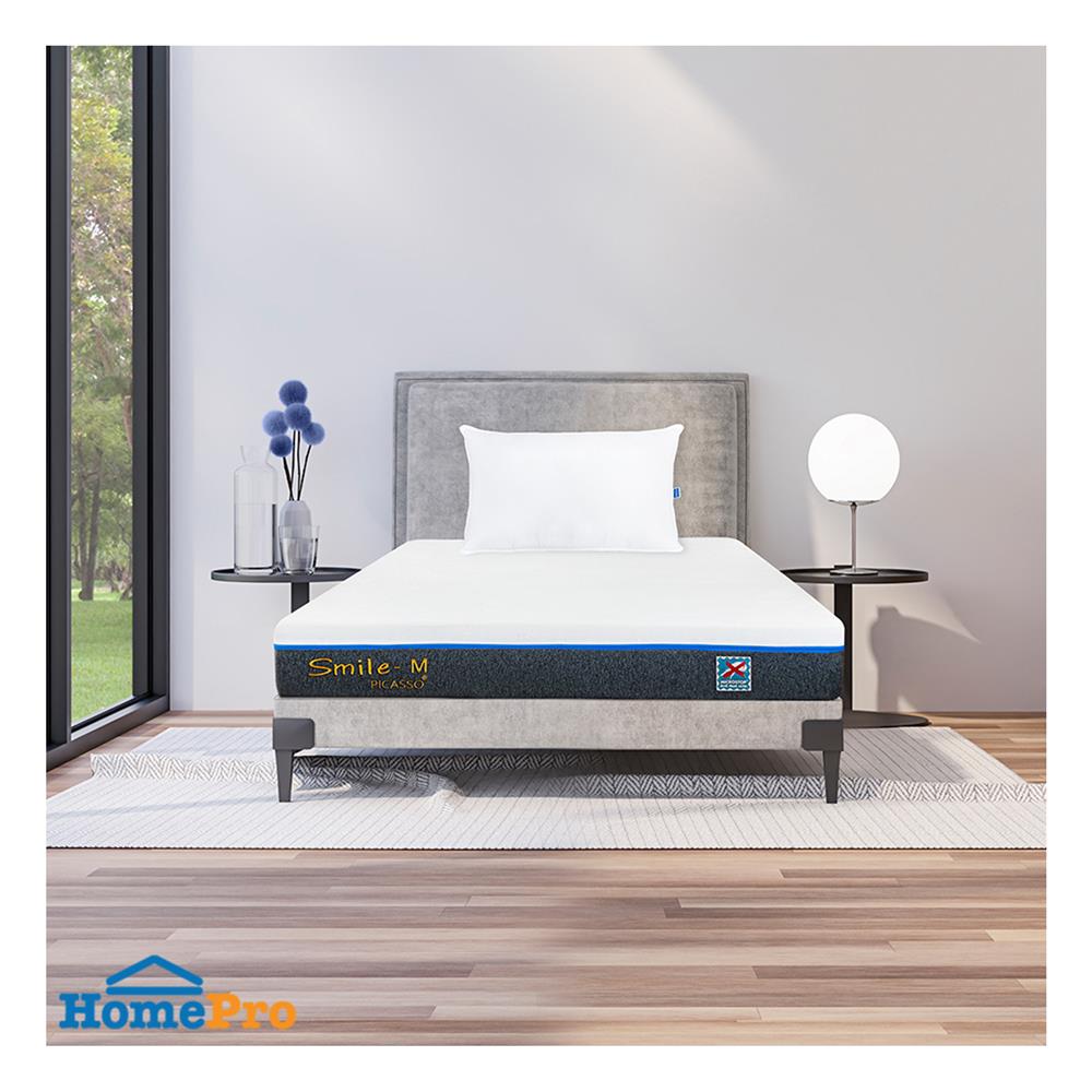 ที่นอน 3.5 ฟุต PICASSO SMILE M 6 นิ้ว (พร้อมหมอนหนุน 1 ใบ)