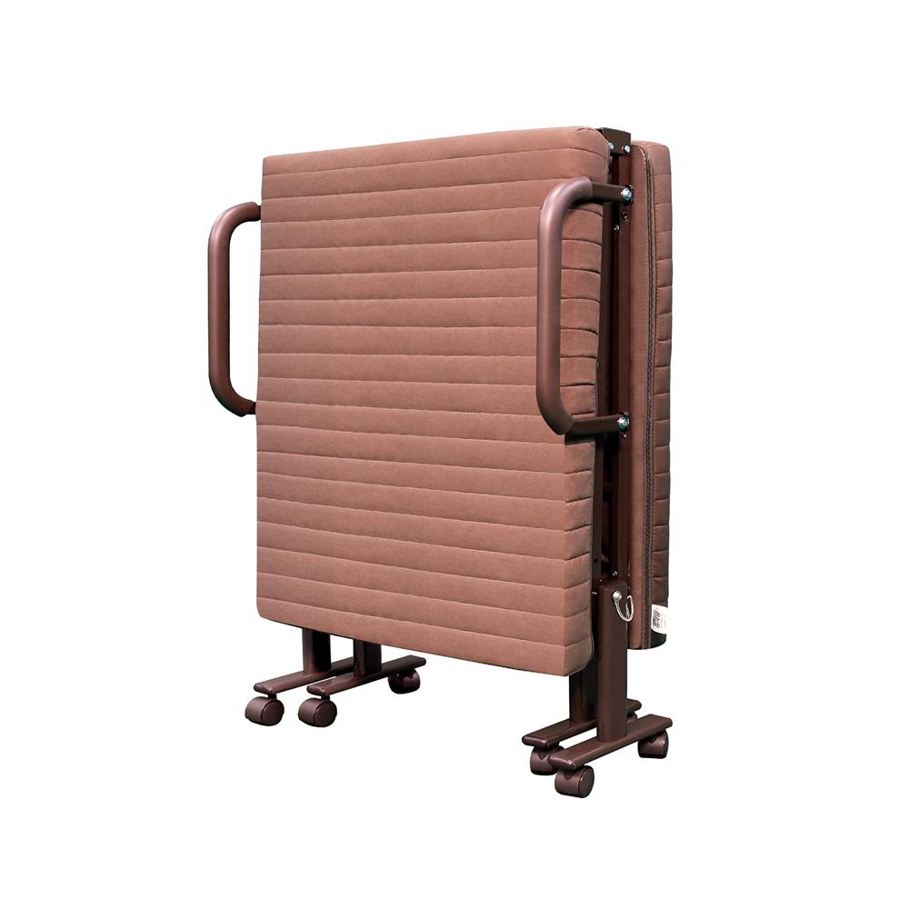 เตียงพับพร้อม TOPPER THAIBULL OLT247-65 65x192x47 ซม. สีน้ำตาล