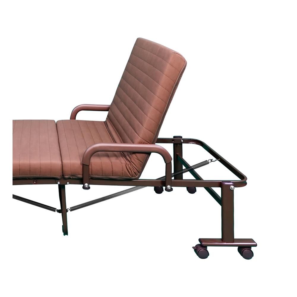 เตียงพับพร้อม TOPPER THAIBULL OLT247-65 65x192x47 ซม. สีน้ำตาล