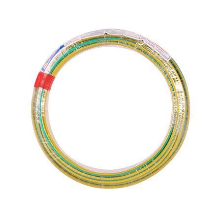 สายไฟ THW IEC01 BCC 1X6 ตร.มม. 100 ม. สีเขียว/เหลือง_1
