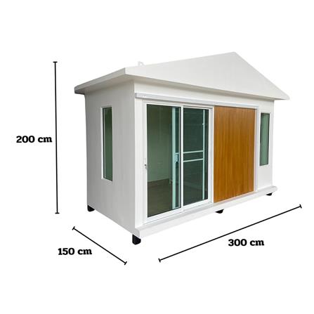 บ้านหมา บ้านแมว T.C. DOGHOUSE 45 นอร์ดิกสไตล์ 150x300x200 ซม ._4