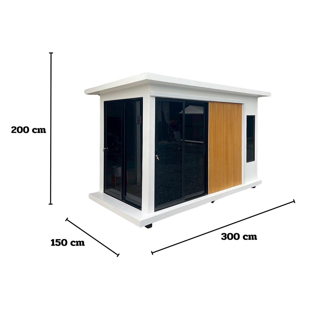 บ้านหมา บ้านแมว T.C. DOGHOUSE 44 โมเดิร์นสไตล์ ขนาด 150x300x200 ซม.