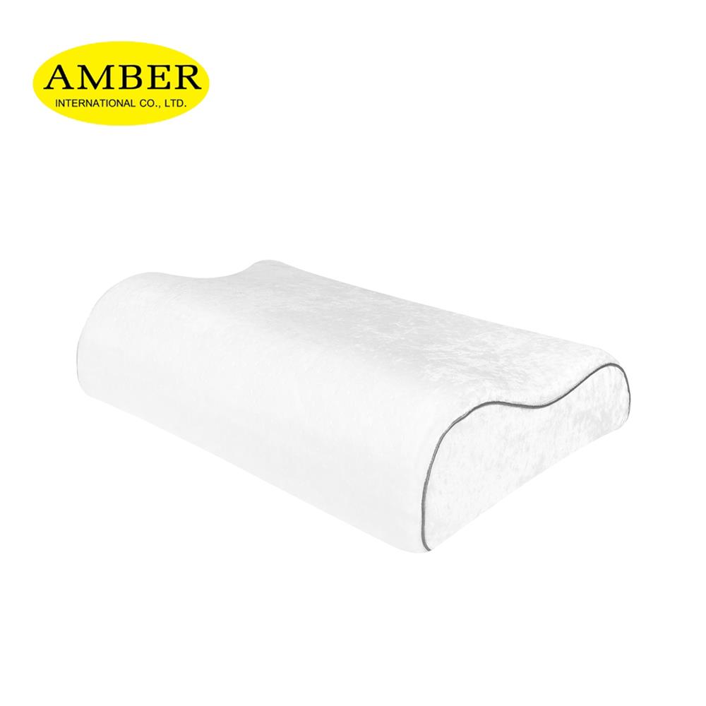หมอนสุขภาพ เมมโมรี่โฟม AMBER 56x35x12 ซม. สีขาว