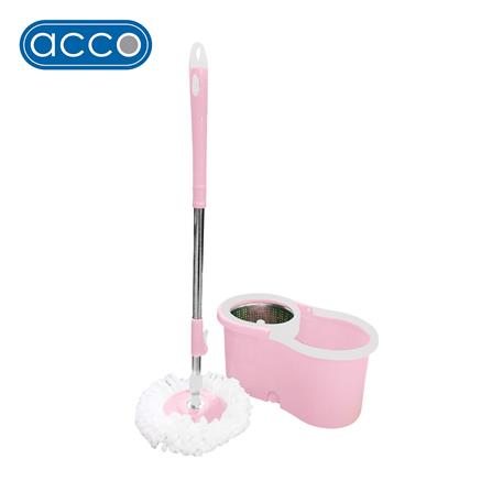 ชุดถังปั่นสเตนเลสพลาสติก ACCO PASTEL สีชมพู_0