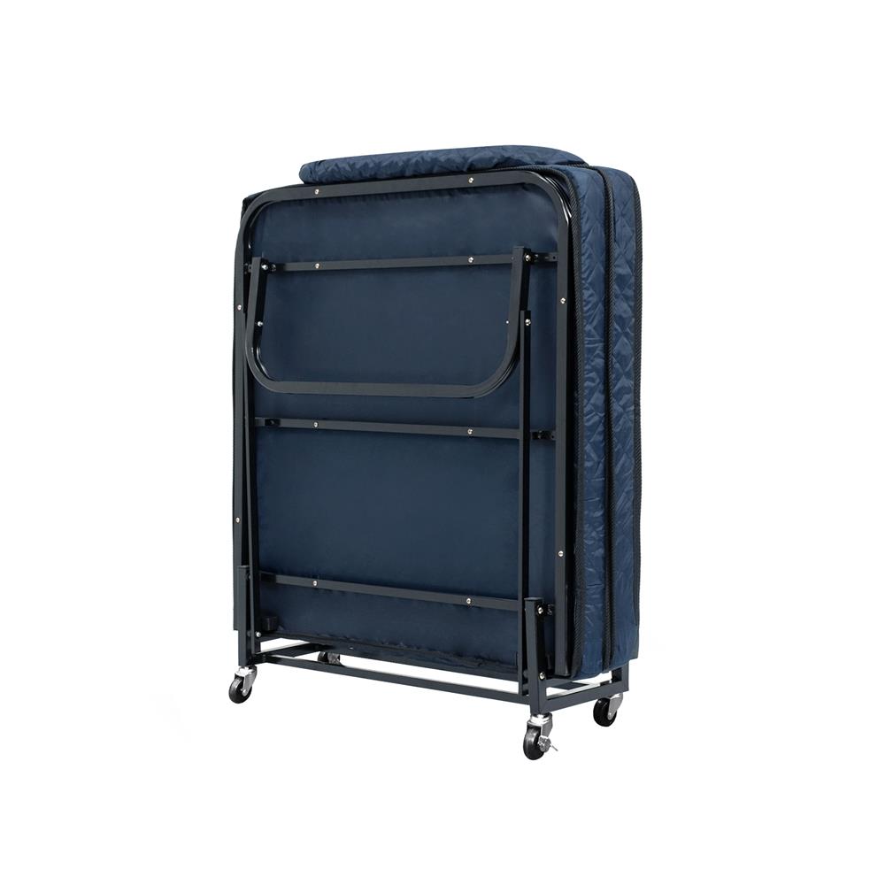 เตียงพับพร้อม TOPPER THAIBULL LK-030 95x195x39 ซม. สีน้ำเงิน