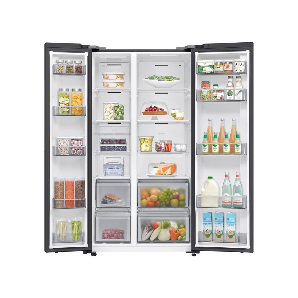 ตู้เย็น SIDE BY SIDE SAMSUNG RS70F65Q2FST 23.1 คิว อินเวอร์เตอร์ สีดำ