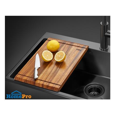 ซิงค์ฝัง 1 หลุม MEX SC82GM สีเทาดำ_6