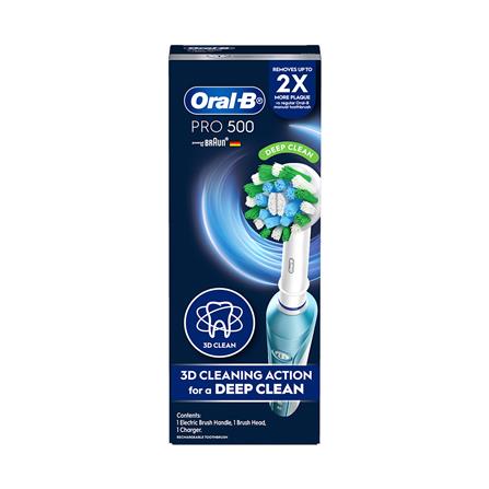 แปรงสีฟันไฟฟ้า ORAL-B 4210201136330 สีขาว/ฟ้า_1
