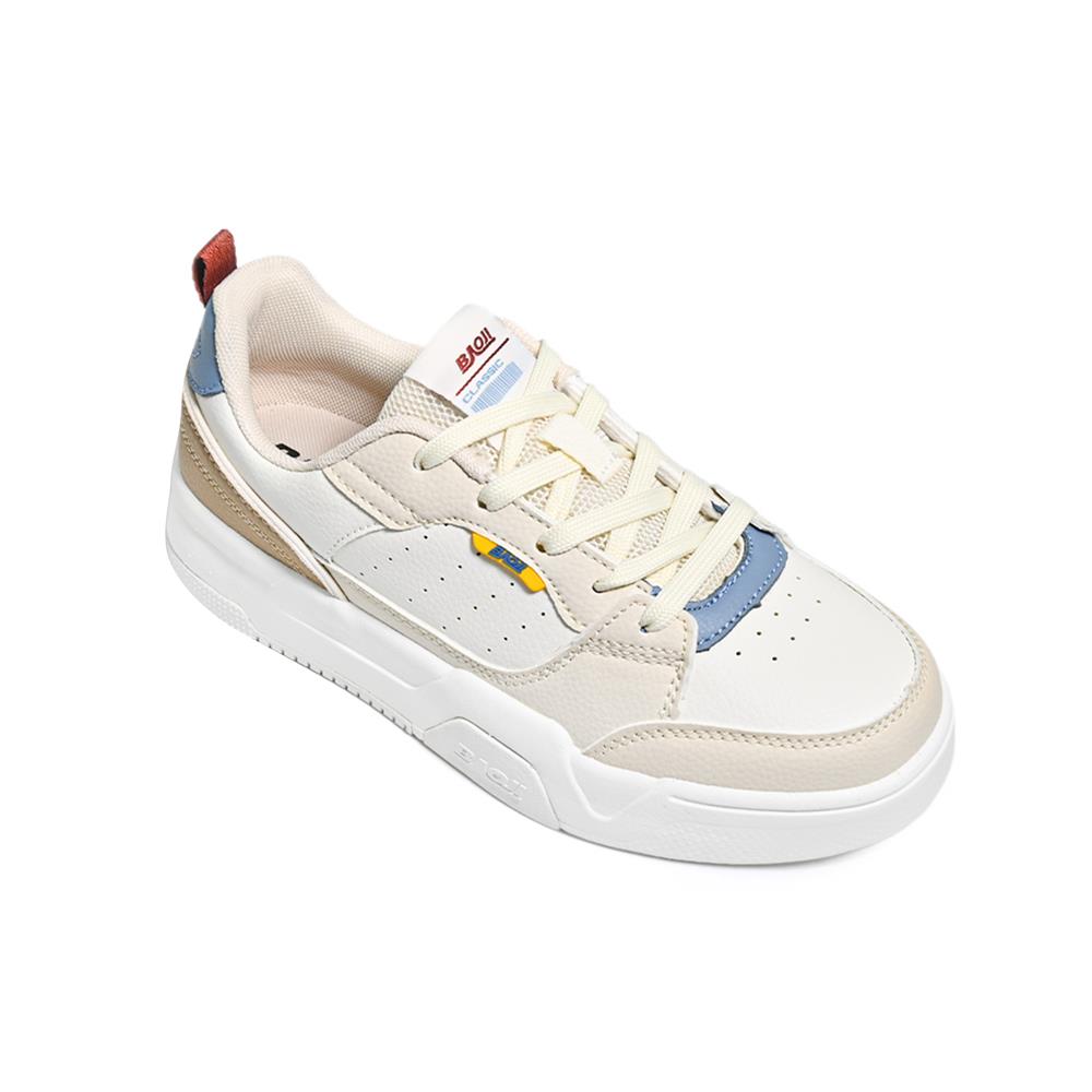 รองเท้าผ้าใบผู้หญิง BAOJI BJW1130 เบอร์ 40 สีครีม